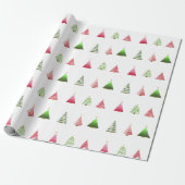 Papier Cadeau Christmas Tree Wrapping Paper (Déroulé)