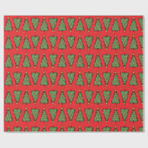 Christmas Tree Wrapping Paper