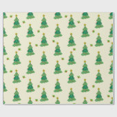 Papier Cadeau Christmas Tree Wrapping Paper | Cozy Illustrations (Plat)