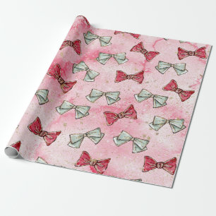 Papier Cadeau Christmas Watercolor