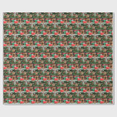 Papier Cadeau Christmas Welsh Terrier Avec Cadeaux (Plat)