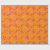 Papier Cadeau Christmas Winter Hanukkah Snowflake design (Plat)