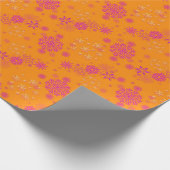 Papier Cadeau Christmas Winter Hanukkah Snowflake design (Coin)