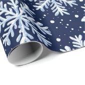 Papier Cadeau Christmas Wrapping Paper (Coin rond)