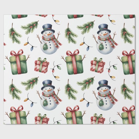 Papier Cadeau Christmas Wrapping Paper (Plat)