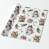 Papier Cadeau Christmas Wrapping Paper (Déroulé)