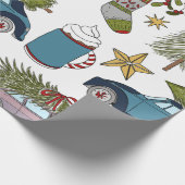 PAPIER CADEAU CHRISTMAS WRAPPING PAPER  (Coin)