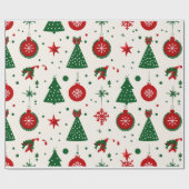 Papier Cadeau Christmas Wrapping Paper  (Plat)