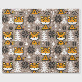 Papier Cadeau Christmas wrapping paper (Plat)