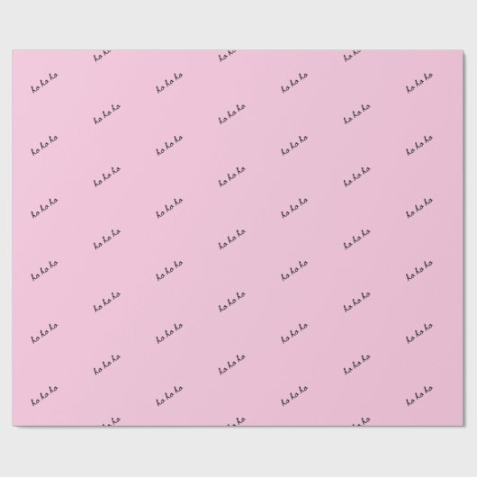 Papier Cadeau Christmas wrapping paper ho ho ho manly blue (Plat)