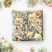 Papier Cadeau Christmas Wrapping Paper With Classic Ornaments