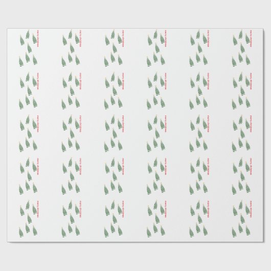 Papier Cadeau christmas wrapping papper (Plat)