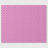 Papier Cadeau Chrome 3-d boîtes - fuchsia rose (Plat)