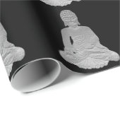 Papier Cadeau Chrome Buddhas (Coin rond)