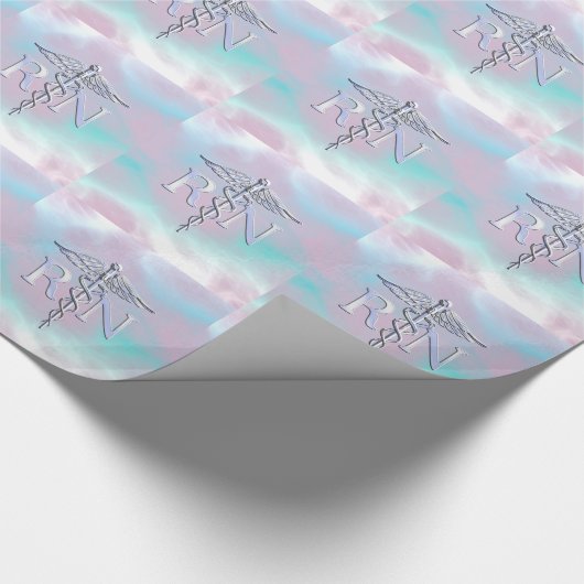 Papier Cadeau Chrome Comme RN Caduceus dans le style Pearl Mère (Coin)