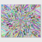 Papier Cadeau Chrome Iridé Dix (Plat)