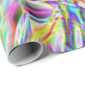 Papier Cadeau Chrome Iridé Dix (Coin rond)
