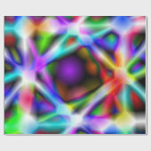 Papier Cadeau chrome Iridescente cinq (Plat)