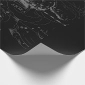 Papier Cadeau Chrome Style Aries Zodiac Connexion Hevelius (Coin)