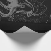 Papier Cadeau Chrome Style Leo Zodiac Connexion Hevelius (Coin)