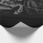 Papier Cadeau Chromique Taurus Zodiac on Hevelius Black (Coin)