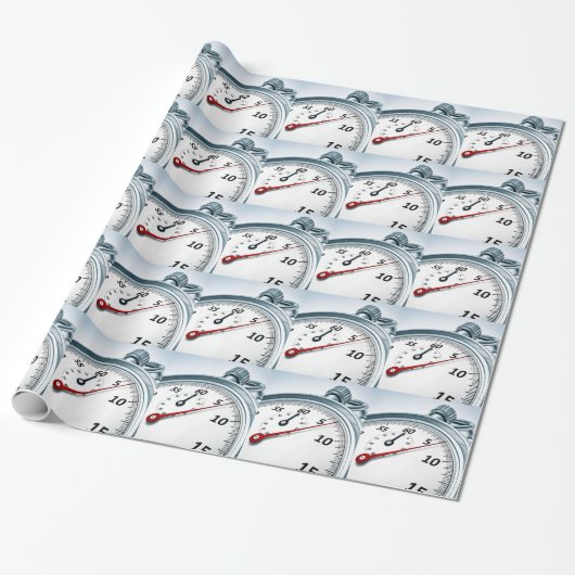 Papier Cadeau chronomètre (Déroulé)