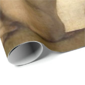 Papier Cadeau Chubs Raphael Santi Sistine Madonna Sweet (Coin rond)