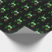 Papier Cadeau Chuck Shamrock Dublin Day Horseshoe irlandais (Coin)