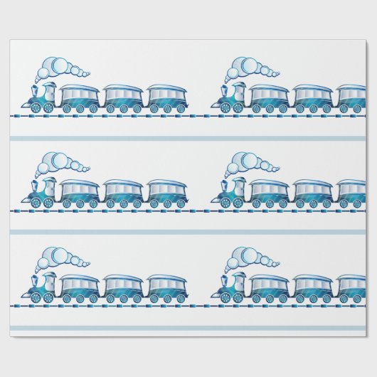 Papier Cadeau Chugga Chugga Choo Choo Papier d'enveloppement pou (Plat)