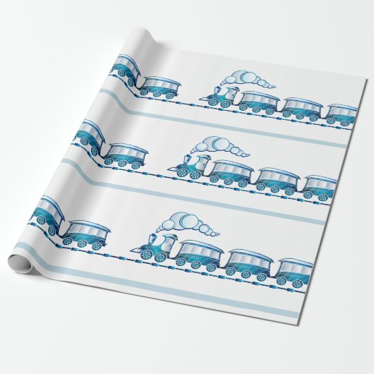 Papier Cadeau Chugga Chugga Choo Choo Papier d'enveloppement pou (Déroulé)