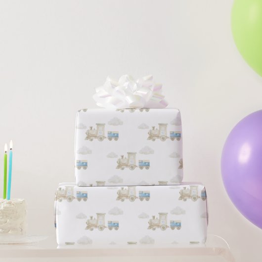 Papier Cadeau Chugga Chugga Train Anniversaire (Cadeaux de fête)