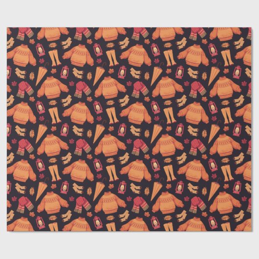 Papier Cadeau Chute confortable (Plat)