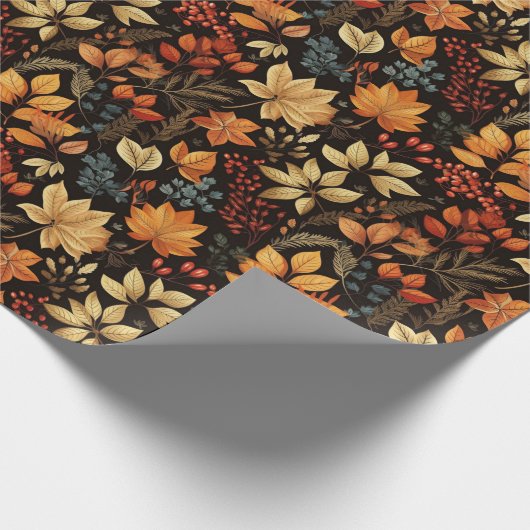 Papier Cadeau Chute des feuilles (Coin)