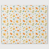 Papier Cadeau Chute des Feuilles (Plat)