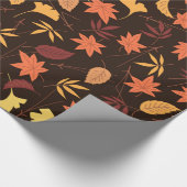 Papier Cadeau Chute des feuilles d'automne (Coin)