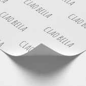 Papier Cadeau Ciao bella | Salut belle (Coin)