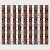 Papier Cadeau Cible de flechettes (Plat)