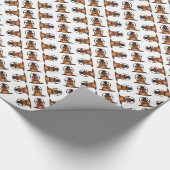 Papier Cadeau Cible : marmotte (Coin)