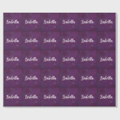 Papier Cadeau Ciel étoilé violet (Plat)
