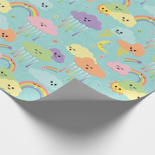 Papier Cadeau Ciel mignon (Coin)