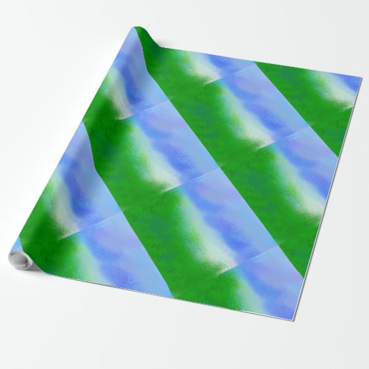 PAPIER CADEAU CIEL MODERNE BLEU (Déroulé)