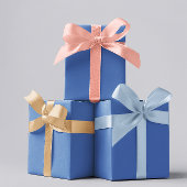 Papier Cadeau Ciel Nice - Rouleau de papier à enveloppement bleu