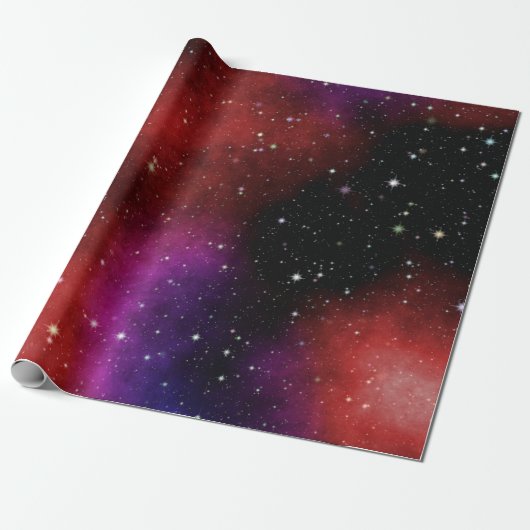 Papier Cadeau Ciel nocturne (Déroulé)