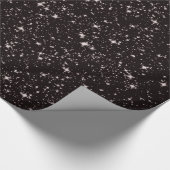 Papier Cadeau Ciel noir étoilé (Coin)