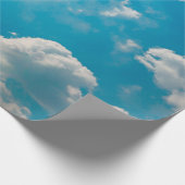 Papier Cadeau ciel nuageux et bleu fond abstrait, air, zone, (Coin)