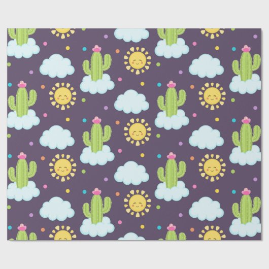 Papier Cadeau Ciel Succulent (Plat)