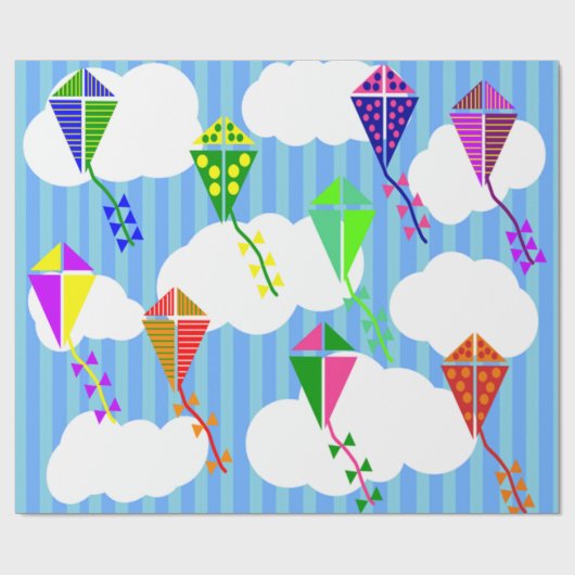 Papier Cadeau Ciels de printemps (Plat)
