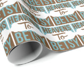 Papier Cadeau Cieux à Betsy (Coin rond)