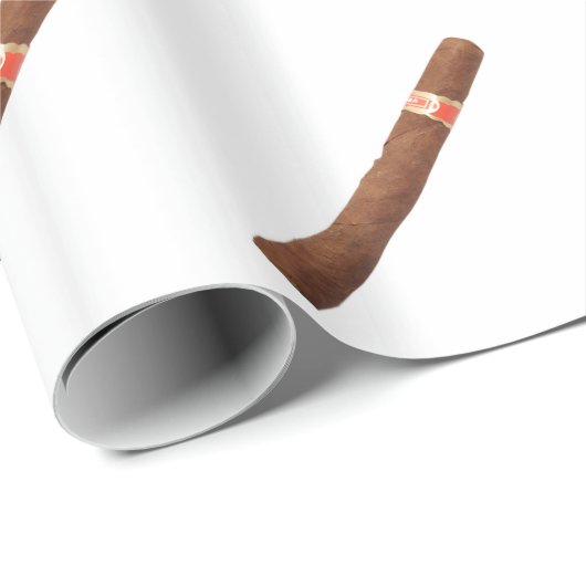 Papier Cadeau Cigar cubain (Coin rond)