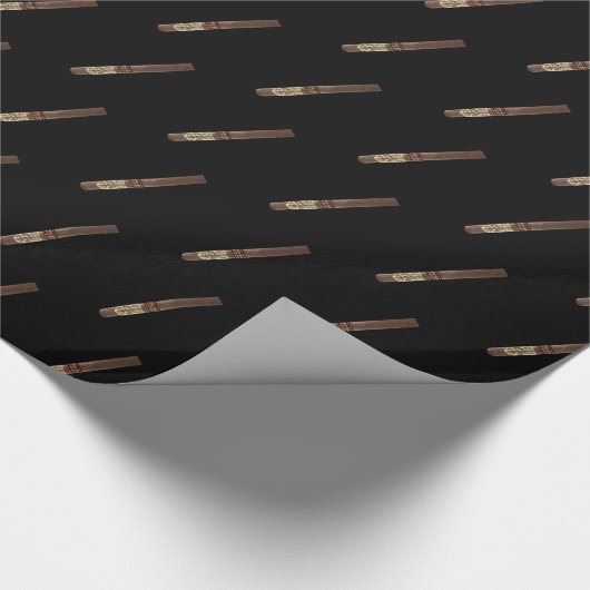 Papier Cadeau Cigares cubains Papier à envelopper Habana (Coin)